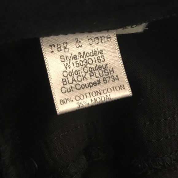 ⭐️SOLD⭐️ Rag & Bone/JEAN The Plush Legging Jeans - Picture 6 of 12